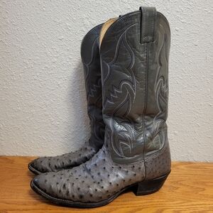 Nocona Boot Gray Cowboy Boots Size 9½D